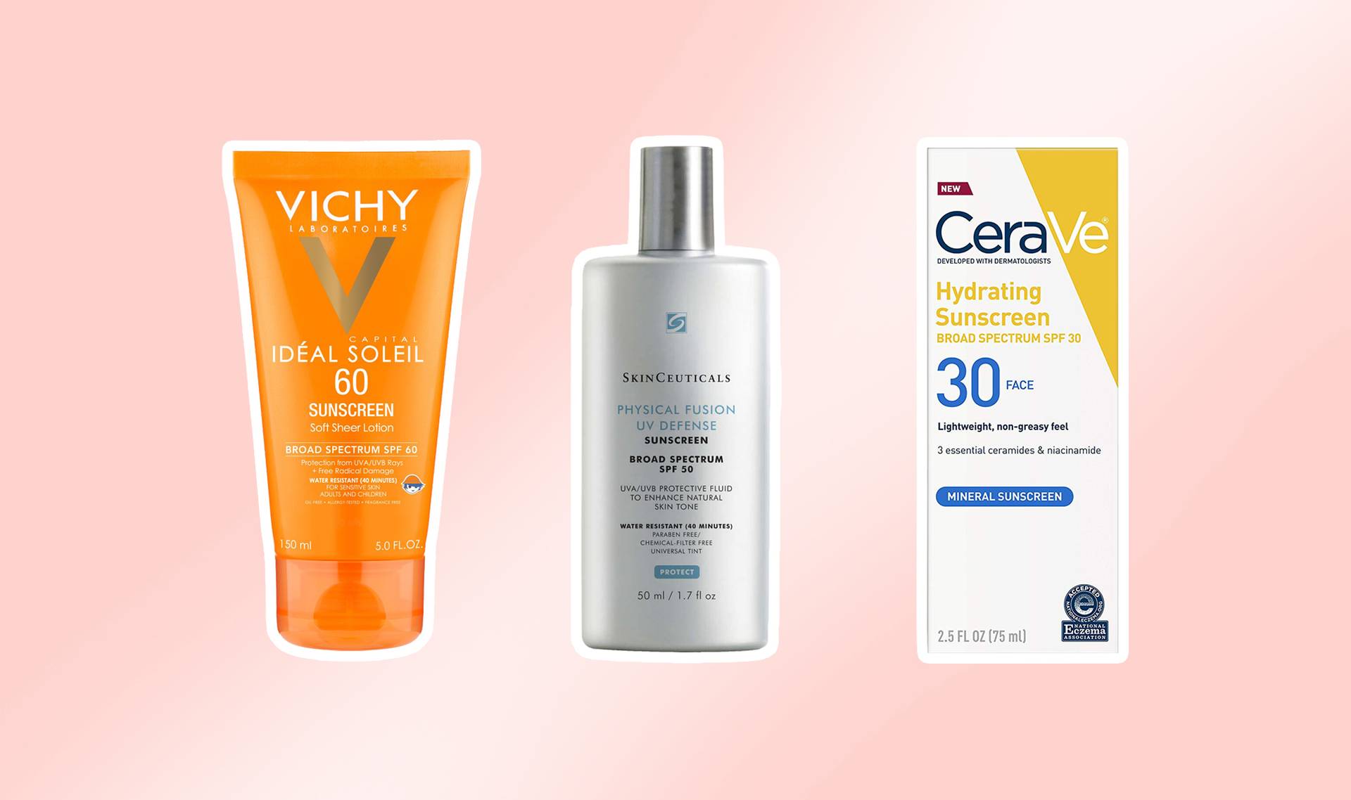 sunscreen bottles